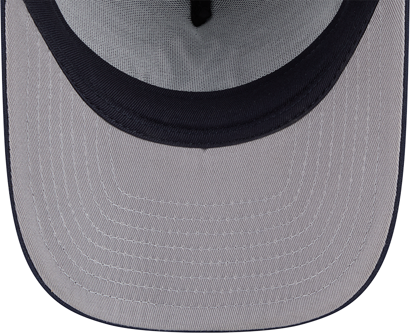 New York Yankees New Era Navy Worn A-Frame 9FIFTY Trucker Snapback Hat Official Team Hat Sports Fan Cap Official NFL Team Hat Football Fan Cap