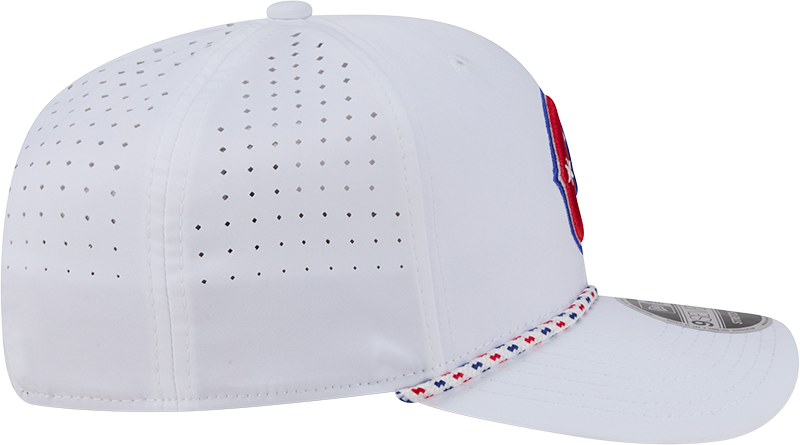 Chicago Cubs New Era 2nd Alternate White Sport Rope 9SEVENTY Stretch Snap Adjustable Hat Official Team Hat Sports Fan Cap Official NFL Team Hat