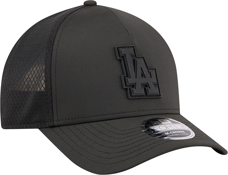 Los Angeles Dodgers New Era Badged 9FORTY M-Crown Adjustable Hat-Black Official Team Hat Sports Fan Cap Official NFL Team Hat Football Fan Cap