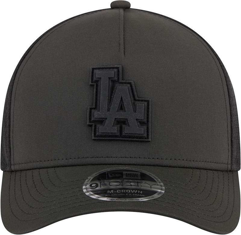Los Angeles Dodgers New Era Badged 9FORTY M-Crown Adjustable Hat-Black Official Team Hat Sports Fan Cap Official NFL Team Hat Football Fan Cap