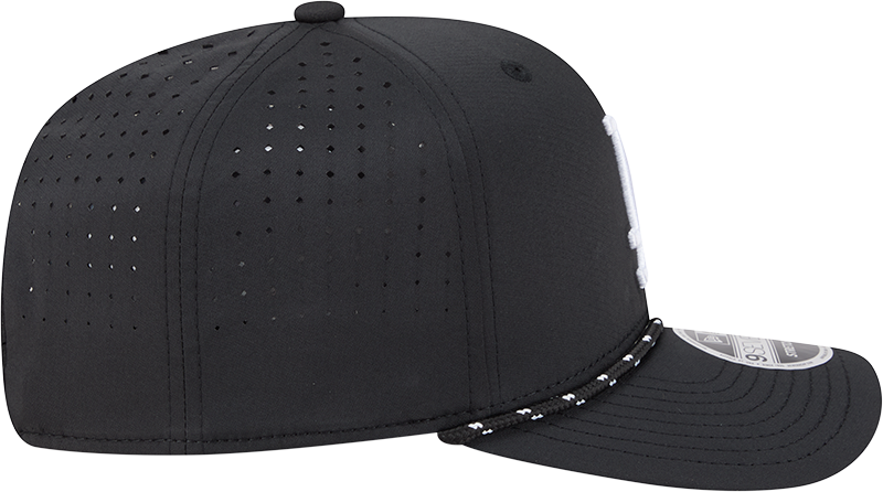 Men s Los Angeles Dodgers New Era Black Performance 9SEVENTY Sport Adjustable Hat Official Team Hat Sports Fan Cap Official NFL Team Hat Football Fan