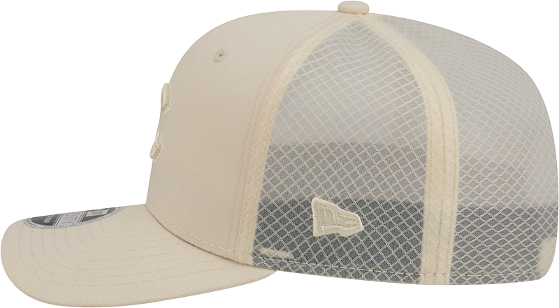 Men s Chicago Cubs New Era Light Beige Color Pack 9SEVENTY Trucker Adjustable Hat Official Team Hat Sports Fan Cap Official NFL Team Hat Football Fan