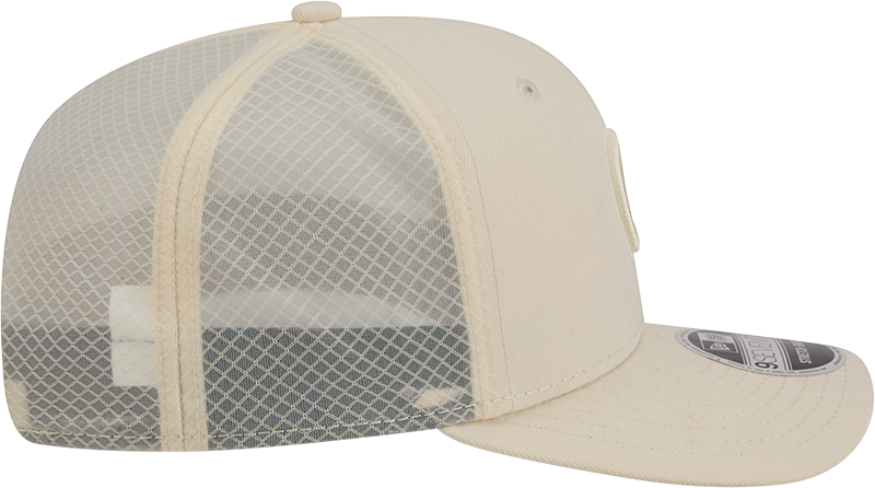 Men s Chicago Cubs New Era Light Beige Color Pack 9SEVENTY Trucker Adjustable Hat Official Team Hat Sports Fan Cap Official NFL Team Hat Football Fan