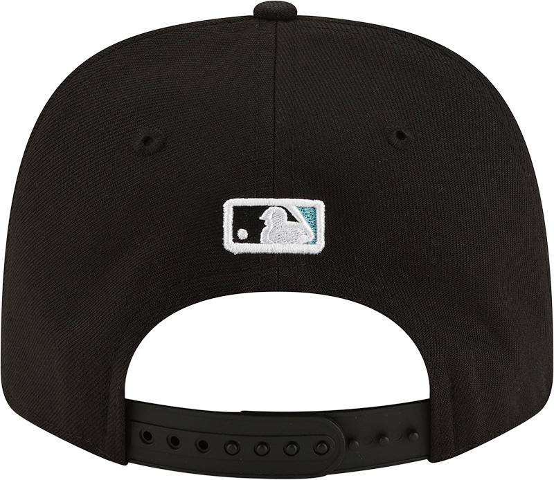 Florida Marlins Cooperstown New Era Black 9SEVENTY Adjustable Hat Official Team Hat Sports Fan Cap Official NFL Team Hat Football Fan Cap