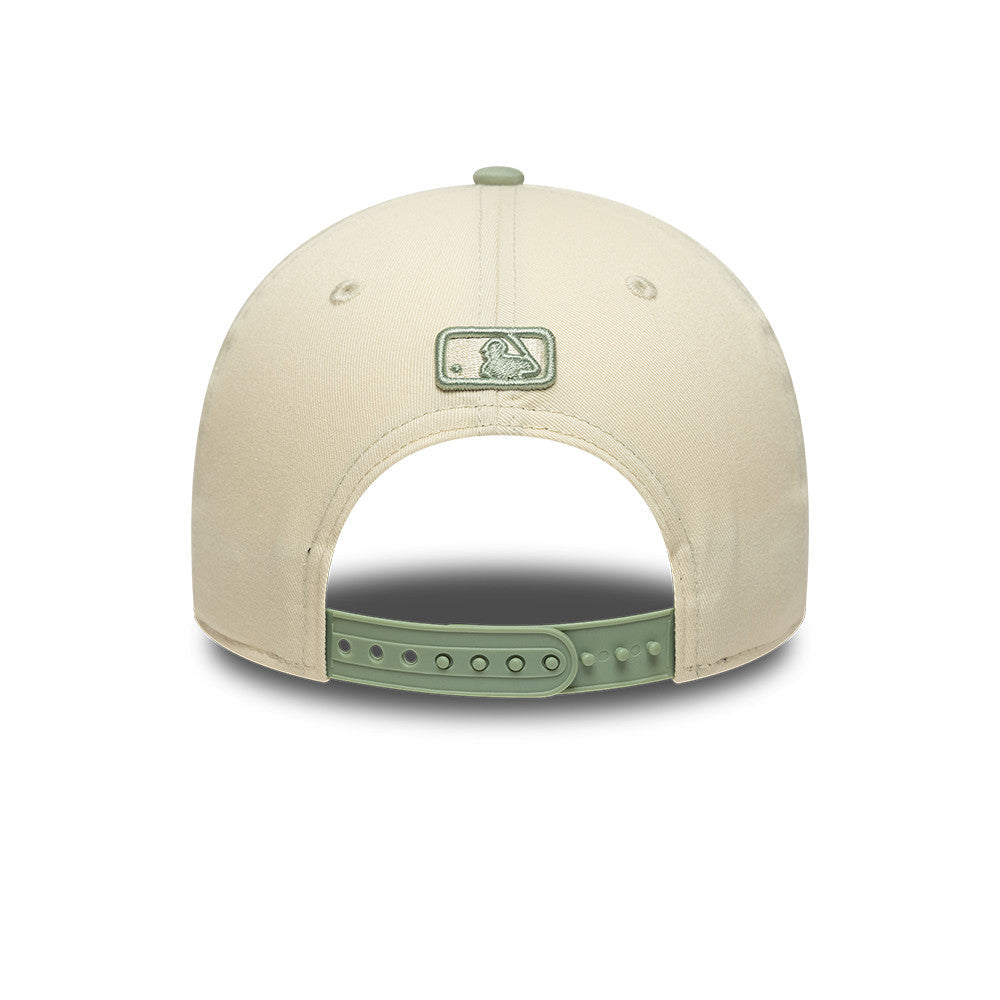 Los Angeles Dodgers MLB 9FORTY M-Crown New Era Cream Green Official Team Hat Sports Fan Cap Official NFL Team Hat Football Fan Cap
