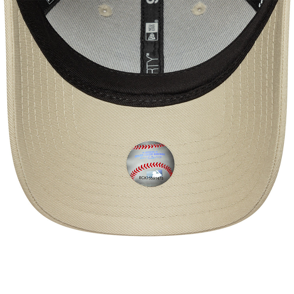 New York Yankees MLB Womens Metallic 9Forty Strapback Beige Purple Official Team Hat Sports Fan Cap Official NFL Team Hat Football Fan Cap