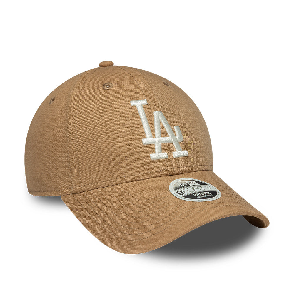 Los Angeles Dodgers MLB Linnen 9FORTY Women Strapback Snapback New Era Official Team Hat Sports Fan Cap Official NFL Team Hat Football Fan Cap