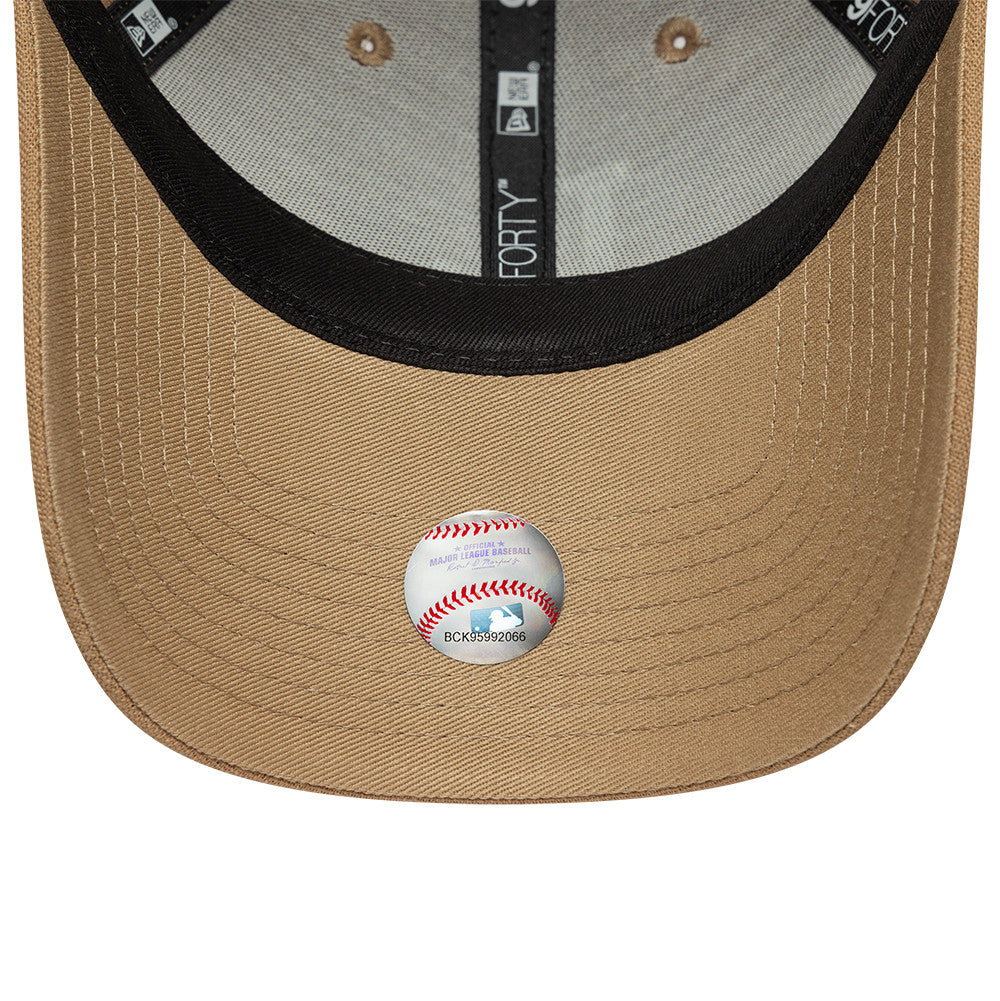 Los Angeles Dodgers MLB Linnen 9FORTY Women Strapback Snapback New Era Official Team Hat Sports Fan Cap Official NFL Team Hat Football Fan Cap