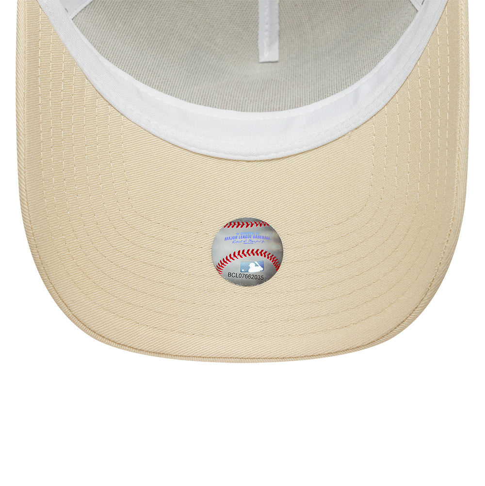 New York Yankees MLB Trucker Snapback New Era Beige Orange Official Team Hat Sports Fan Cap Official NFL Team Hat Football Fan Cap