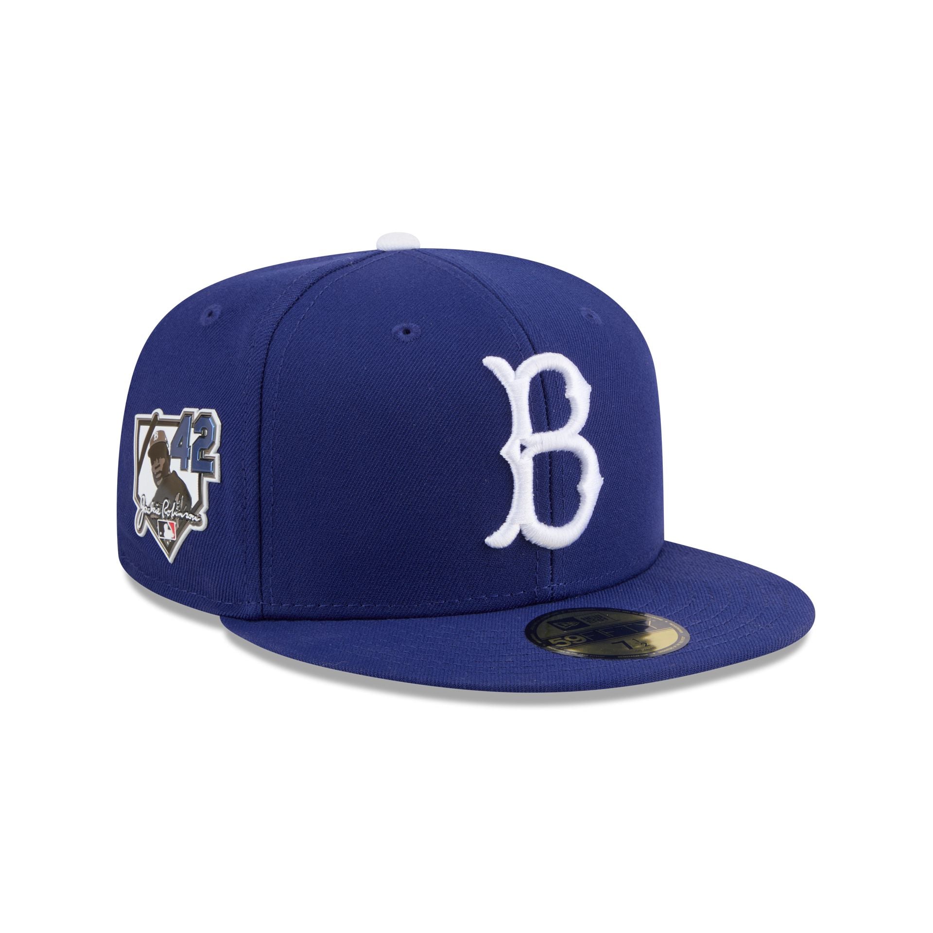 Brooklyn Dodgers Jackie Robinson Day 2026 MLB 59FIFTY New Era Blue Official Team Hat Sports Fan Cap Official NFL Team Hat Football Fan Cap