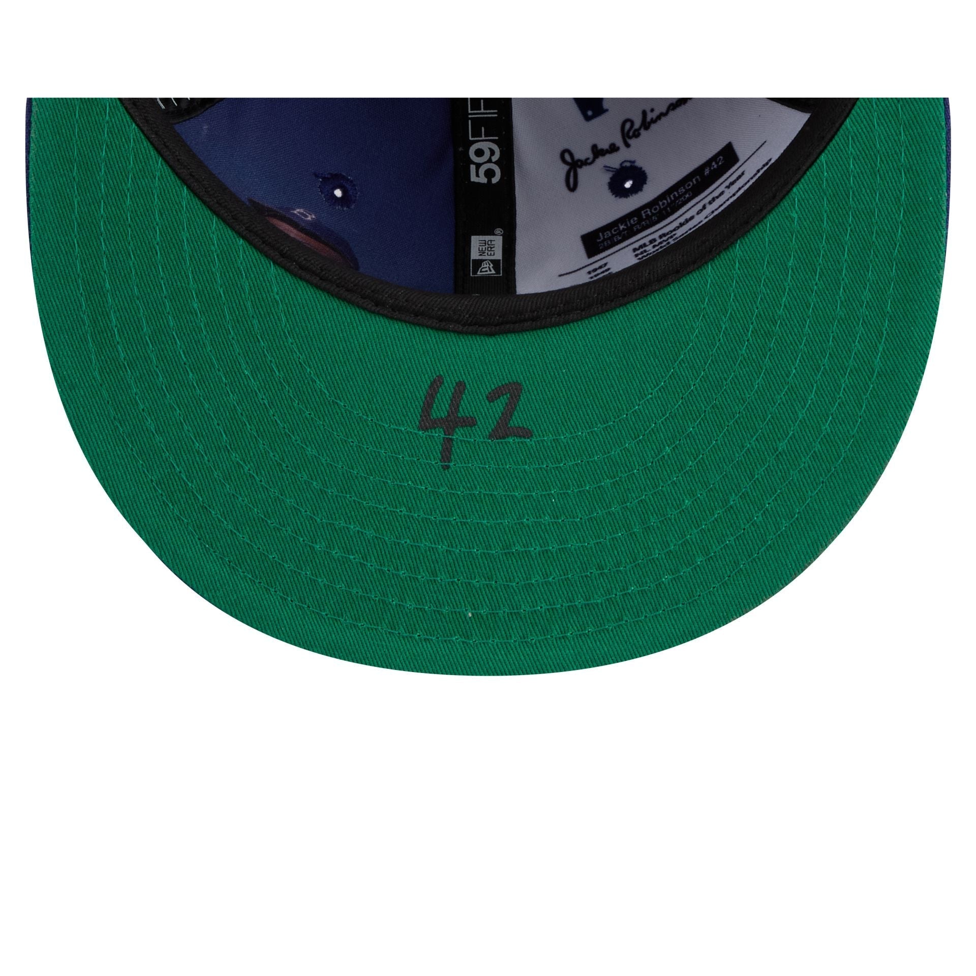 Brooklyn Dodgers Jackie Robinson Day 2026 MLB 59FIFTY New Era Blue Official Team Hat Sports Fan Cap Official NFL Team Hat Football Fan Cap
