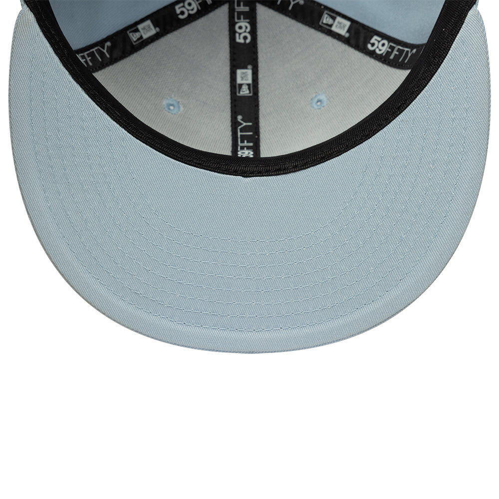 Los Angeles Dodgers MLB Floral 59Fifty New Era Light Blue Official Team Hat Sports Fan Cap Official NFL Team Hat Football Fan Cap