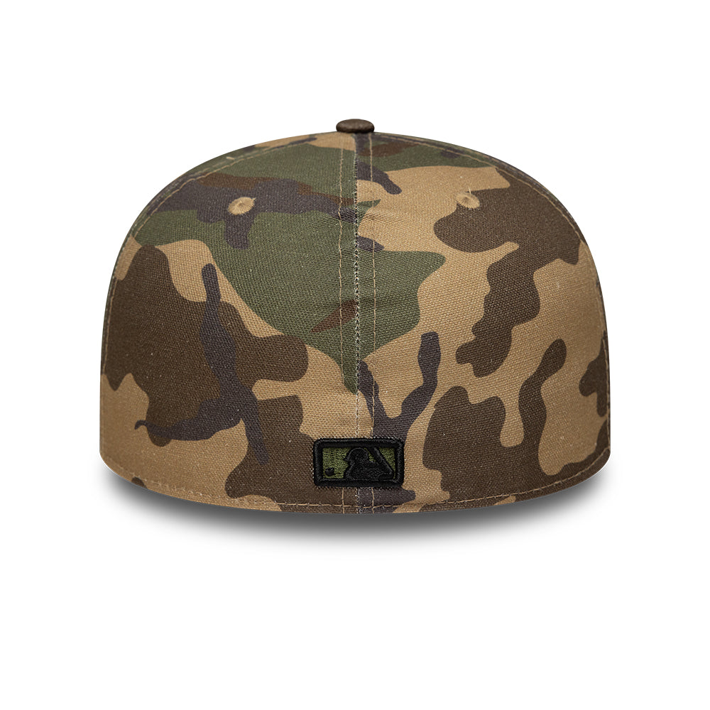 New York Yankees MLB 59FIFTY Fitted New Era Camo Official Team Hat Sports Fan Cap Official NFL Team Hat Football Fan Cap