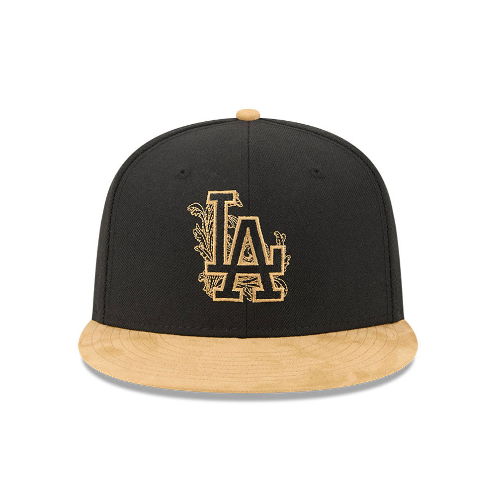 Los Angeles Dodgers MLB 5950Day New Era Black Gold Official Team Hat Sports Fan Cap Official NFL Team Hat Football Fan Cap