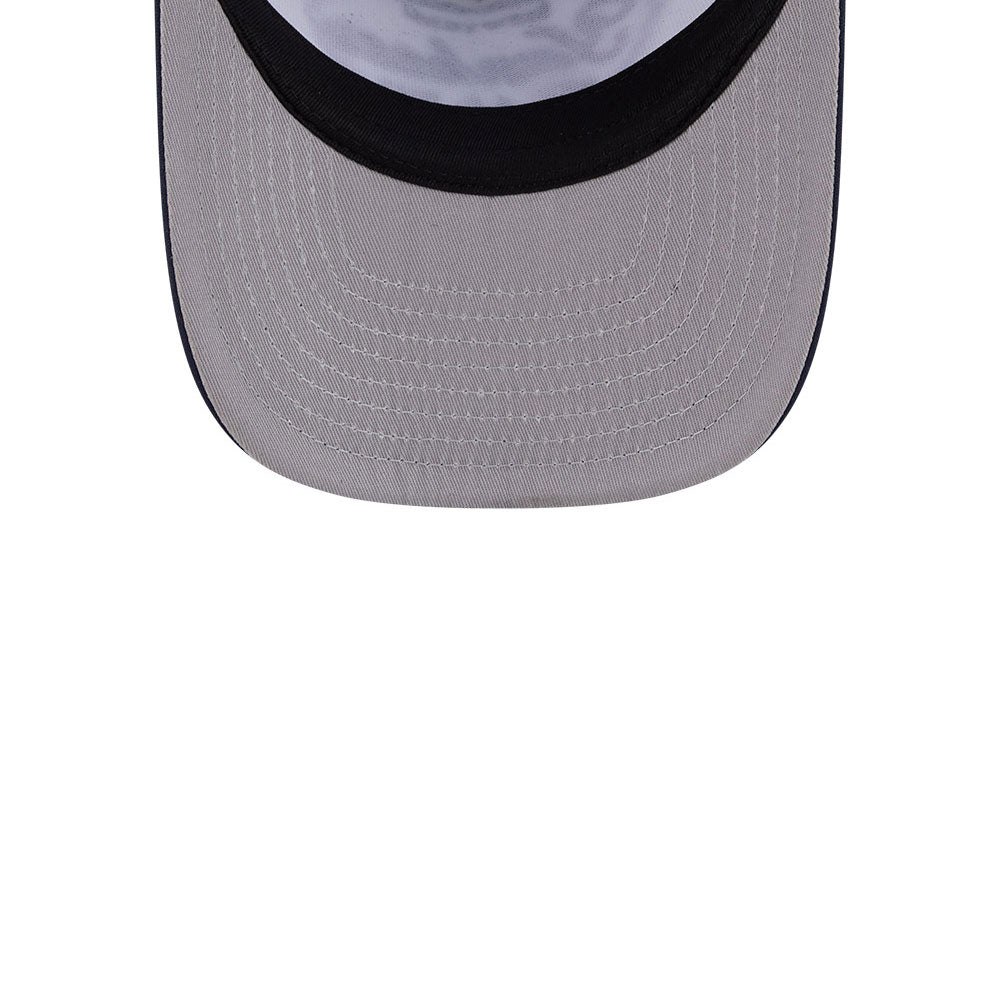 New York Yankees MLB 5950 Day Fitted Trucker A-Frame New Era White Navy Official Team Hat Sports Fan Cap Official NFL Team Hat Football Fan Cap