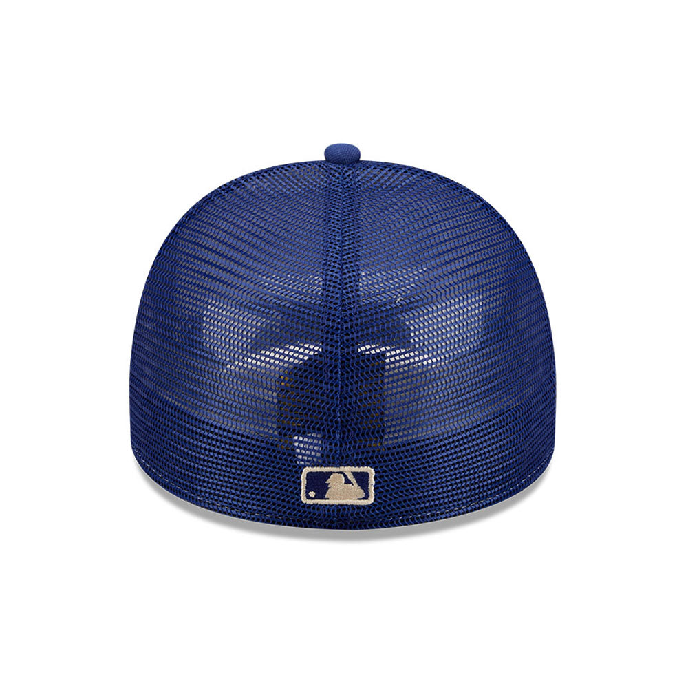 Los Angeles Dodgers MLB 5950 Day Fitted Trucker A-Frame New Era White Blue Official Team Hat Sports Fan Cap Official NFL Team Hat Football Fan Cap
