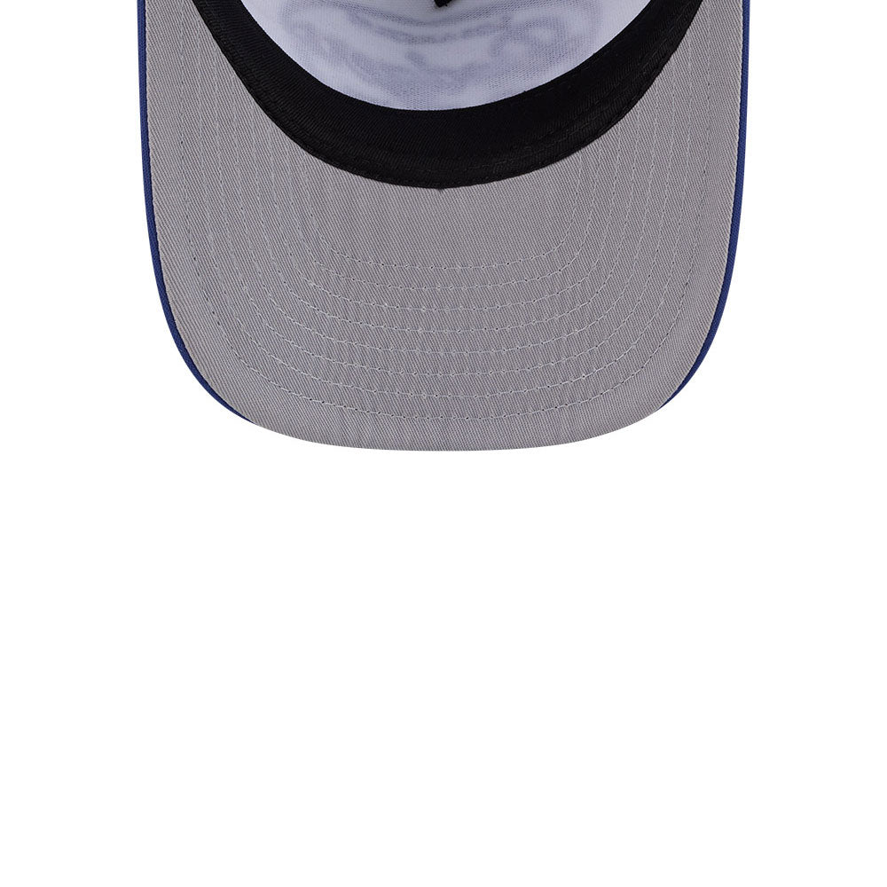 Los Angeles Dodgers MLB 5950 Day Fitted Trucker A-Frame New Era White Blue Official Team Hat Sports Fan Cap Official NFL Team Hat Football Fan Cap