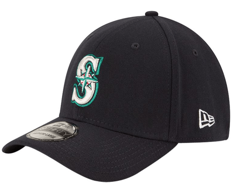 New Era Men s Seattle Mariners 39Thirty Classic Navy Stretch Fit Hat Official Team Hat Sports Fan Cap Official NFL Team Hat Football Fan Cap