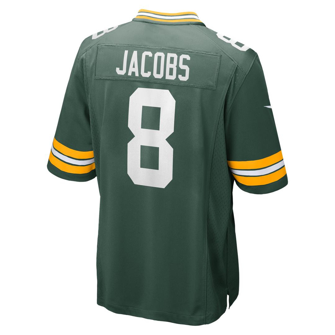 Josh Jacobs Green Bay Packers Nike Team Game Jersey -  Green