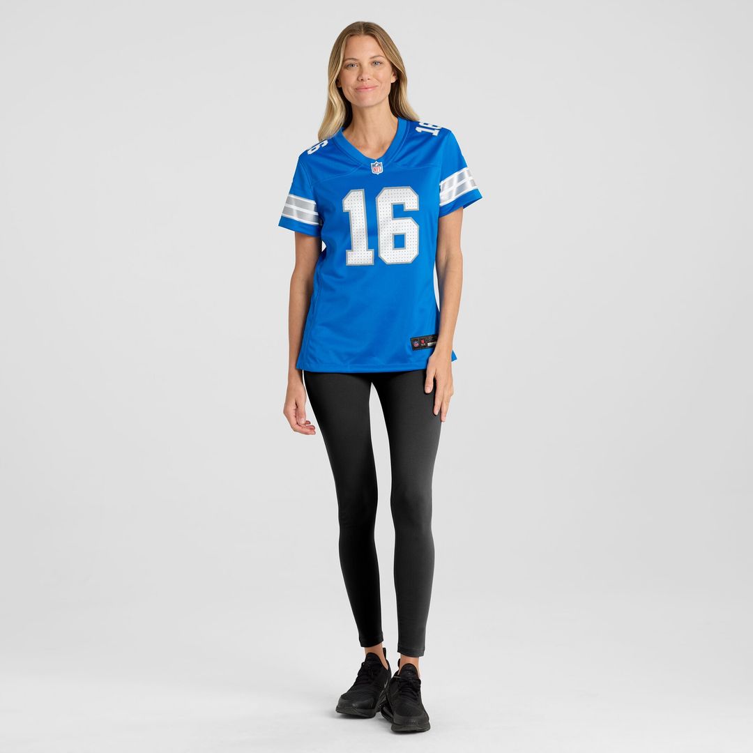 Jared Goff Detroit Lions Nike Women's Game Jersey - Blue