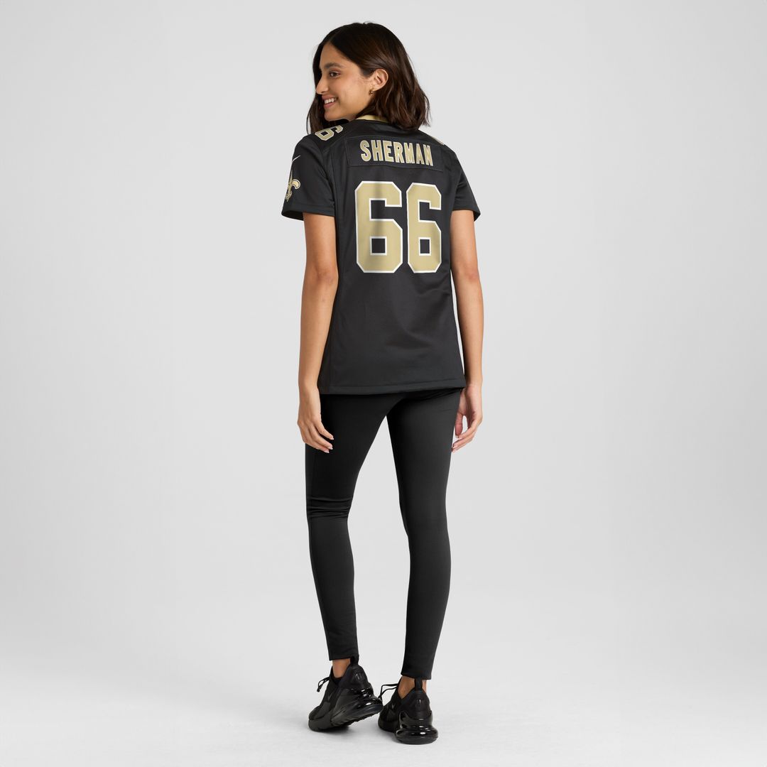 William Sherman New Orleans Saints Nike Women's Team Game Jersey -  Black