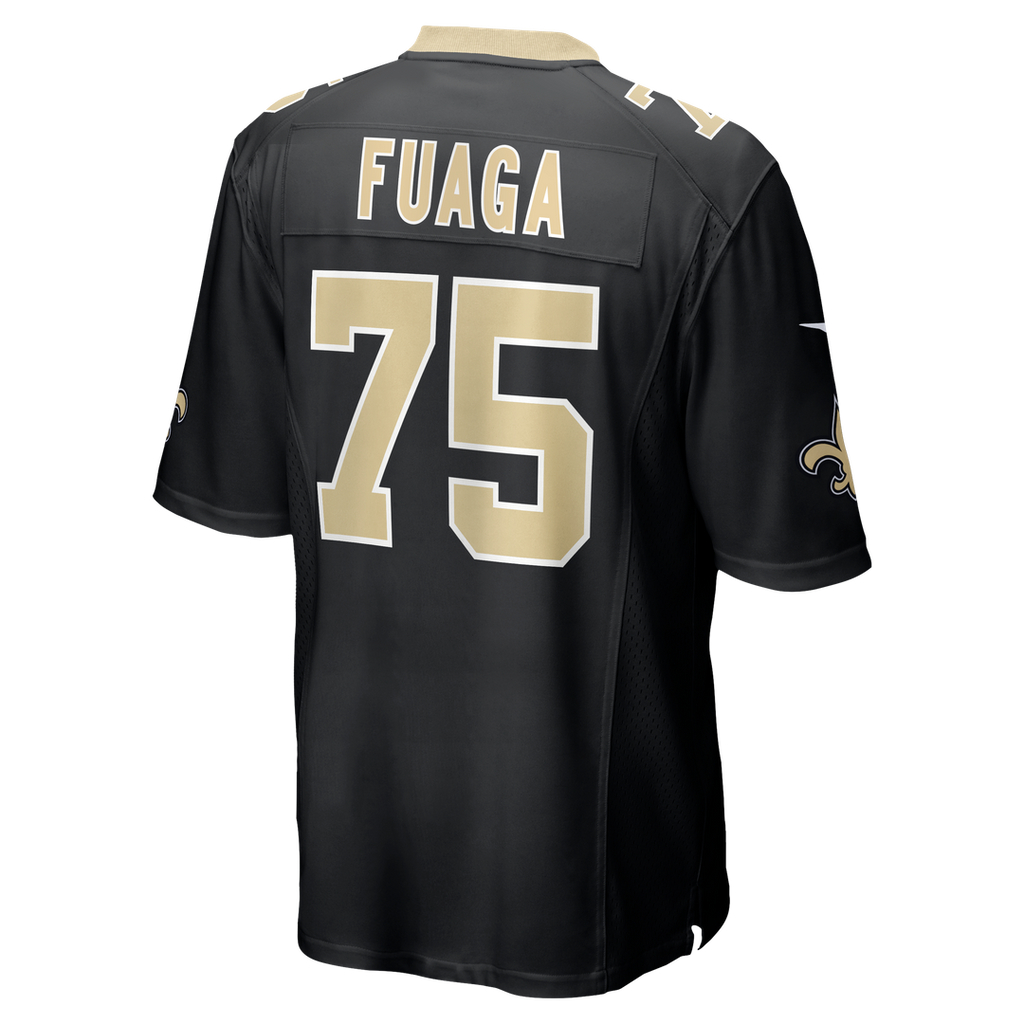 Taliese Fuaga New Orleans Saints Nike  Game Jersey -  Black
