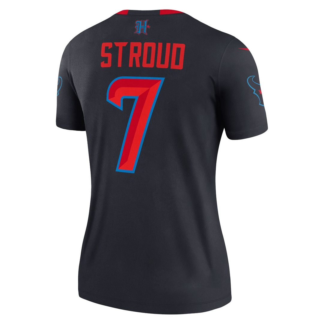 C.J. Stroud Houston Texans Nike Women's Alternate Legend Player Performance Top -  Red