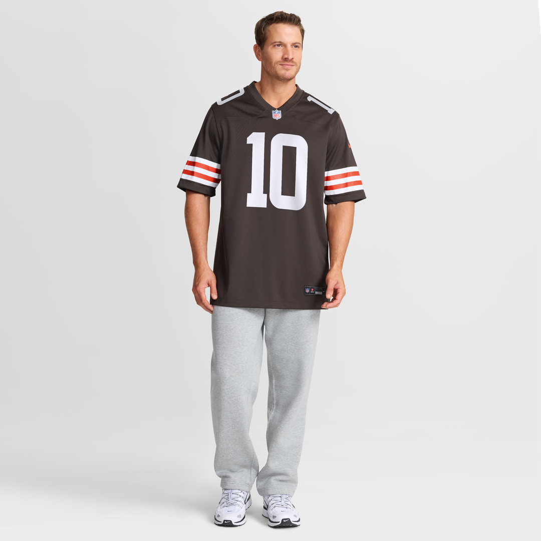 Quinshon Judkins Cleveland Browns Nike 2025 NFL Draft Game Jersey - Brown