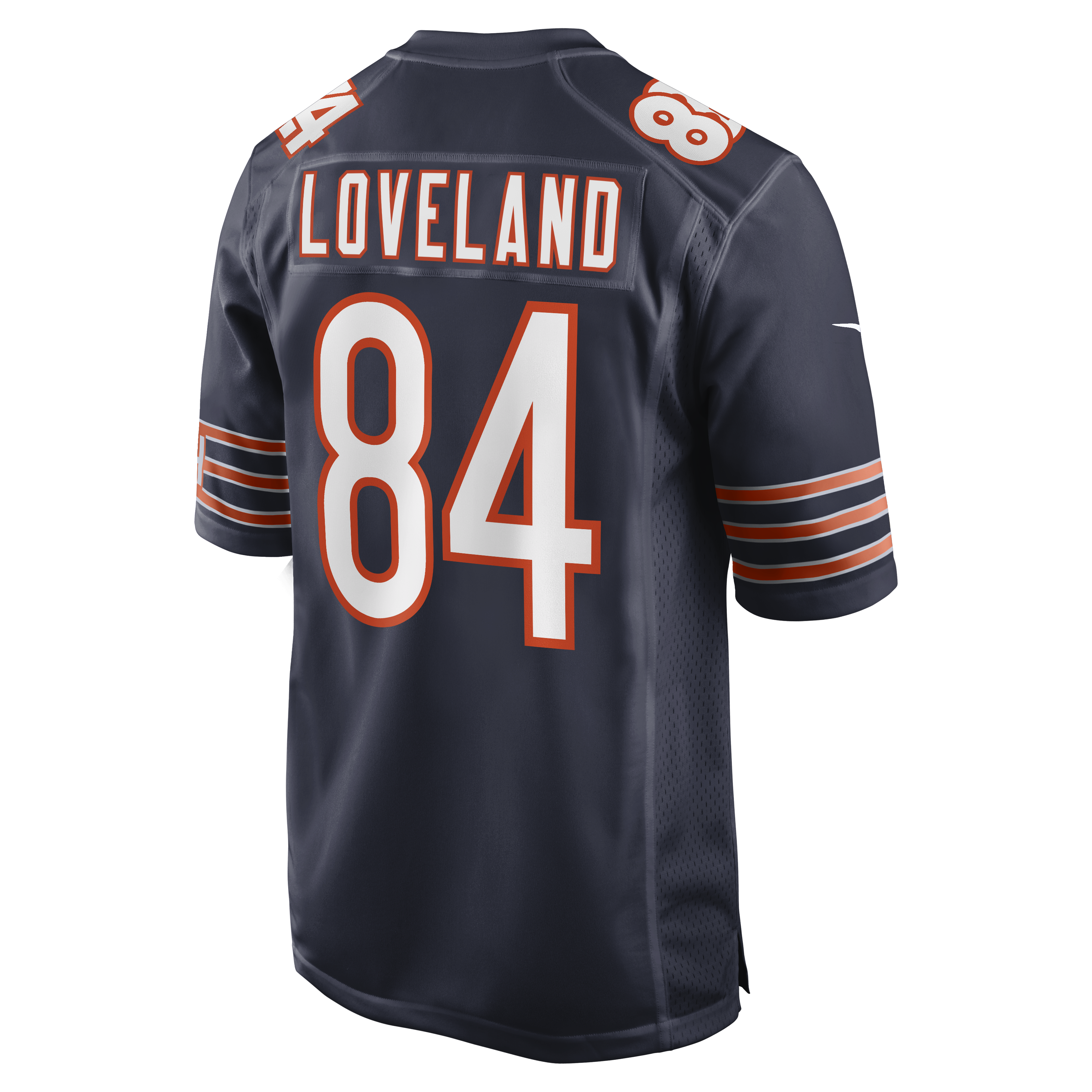 Men's Chicago Bears Colston Loveland Nike Navy Team Color Game Jersey
