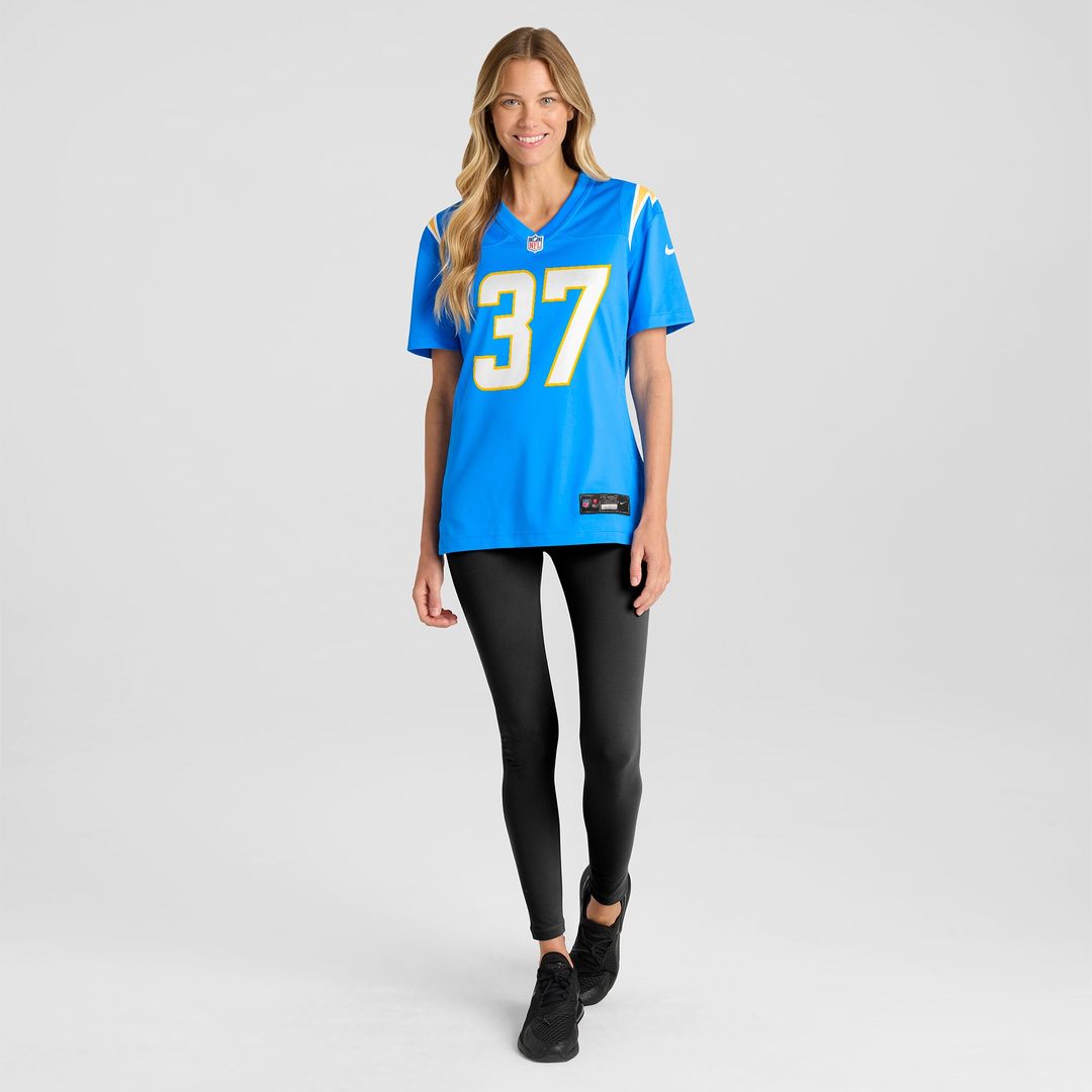 Jordan Oladokun Los Angeles Chargers Nike Women's Team Game Jersey -  Powder Blue