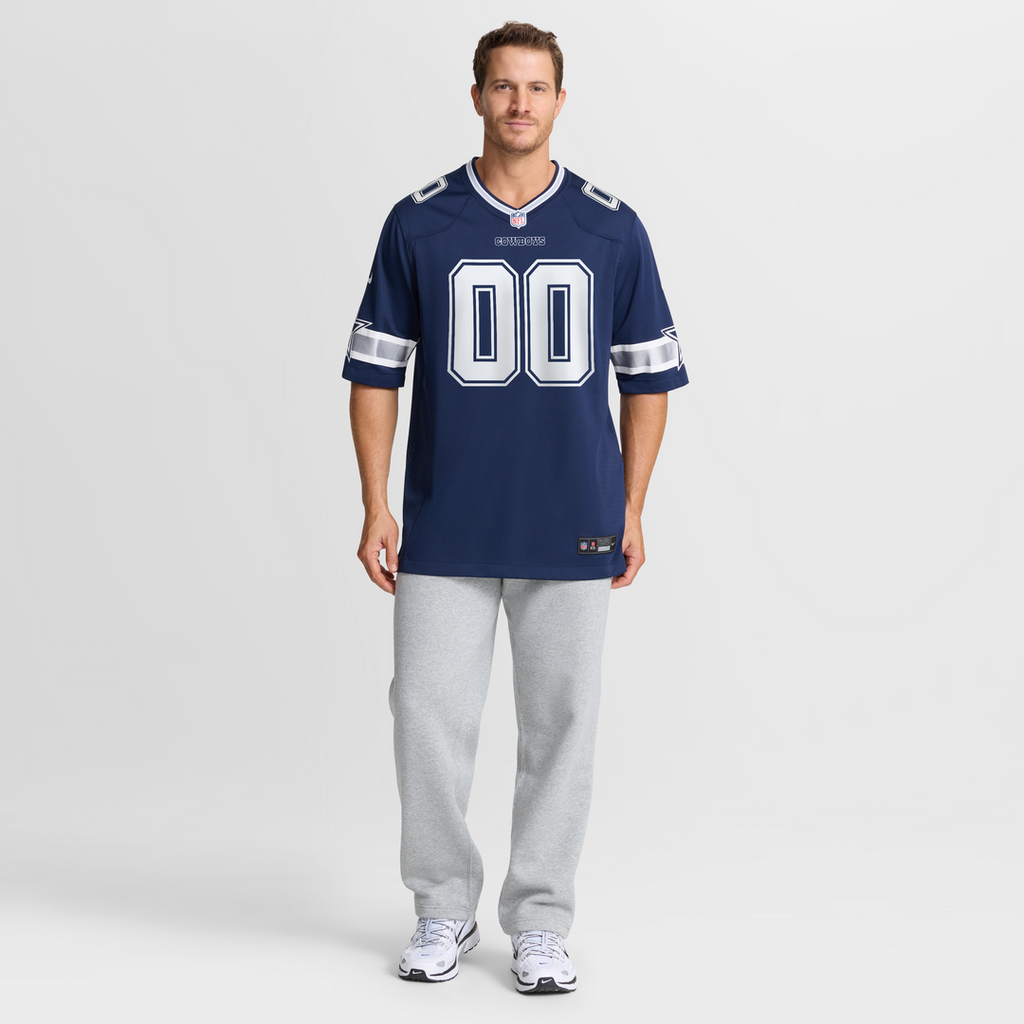 Dallas Cowboys Nike Custom Game Jersey - Navy