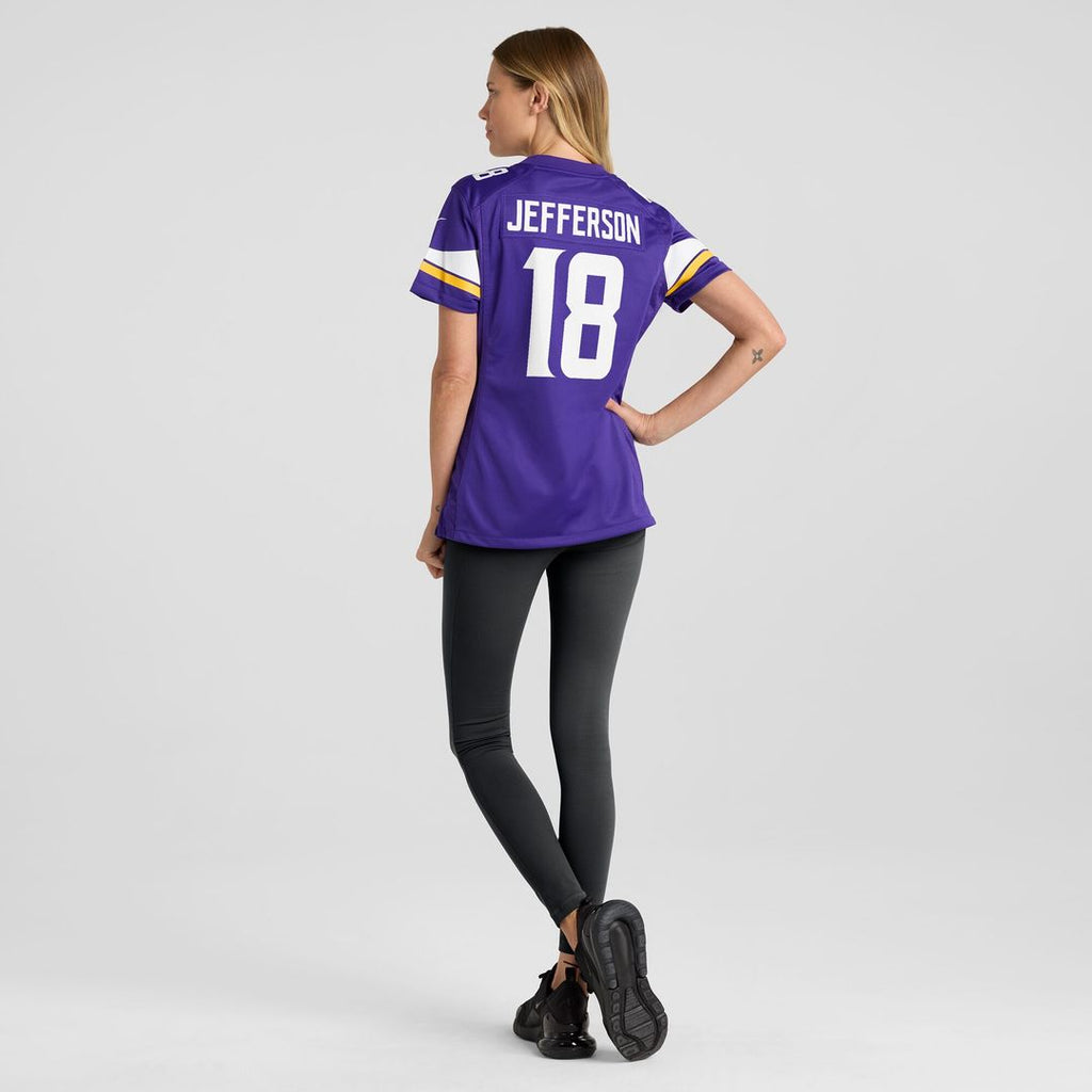 Justin Jefferson Minnesota Vikings Nike Women's Game Jersey - Purple