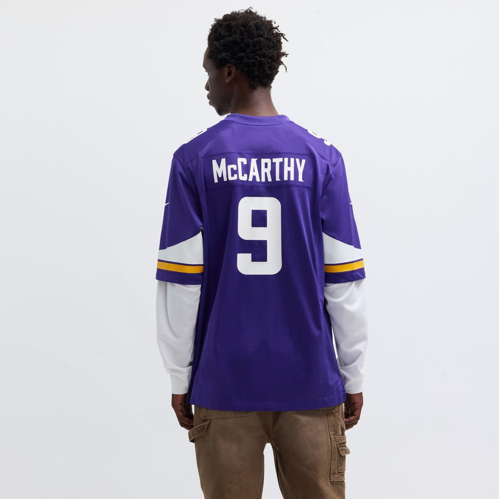 J.J. McCarthy Minnesota Vikings Nike Alternate Game Player Jersey - White