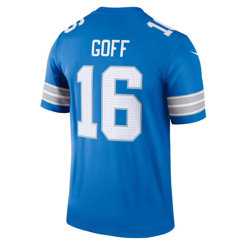 Jared Goff Detroit Lions Nike Legend Player Performance Top - Blue