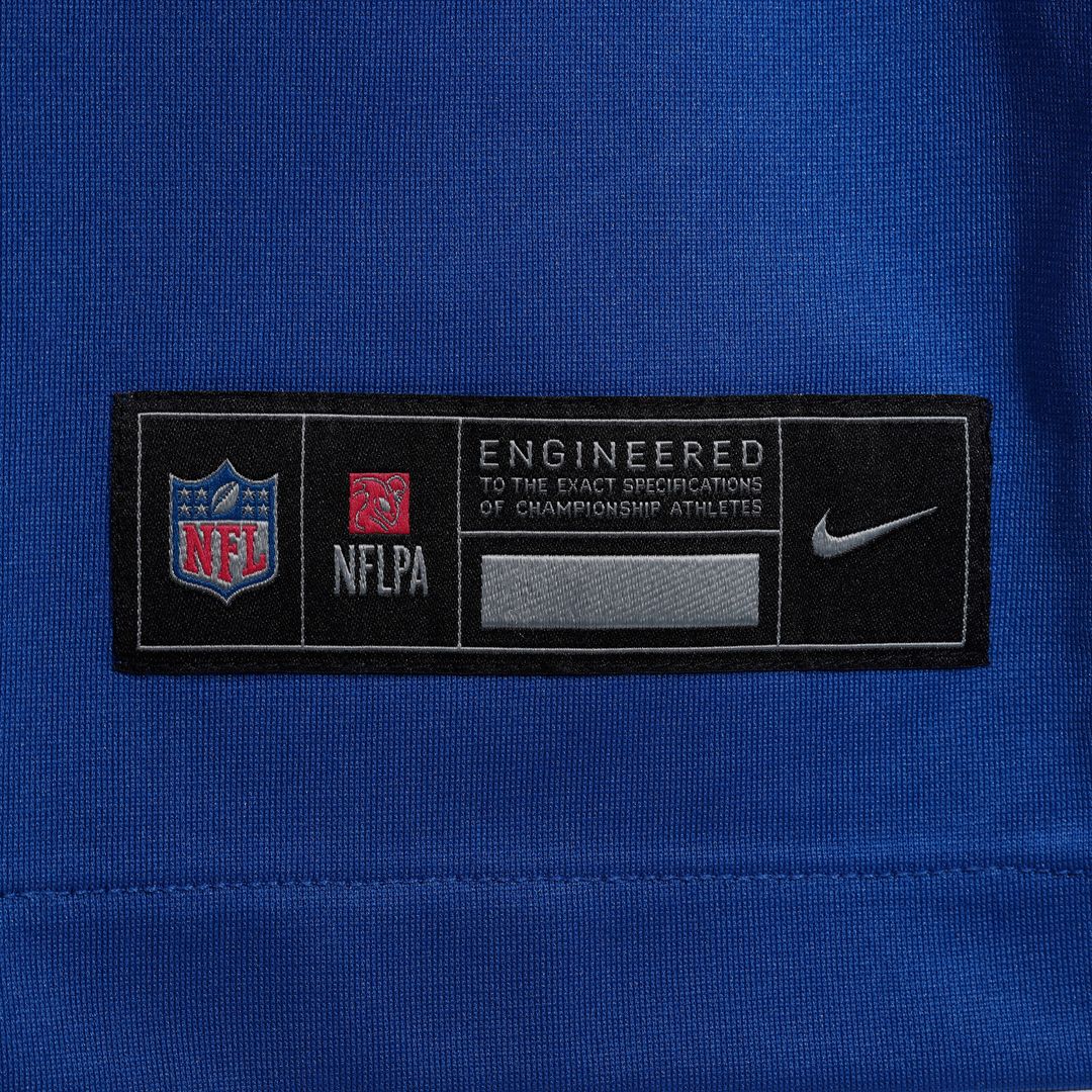 Jaxson Dart New York Giants Nike Team Game Jersey - Royal