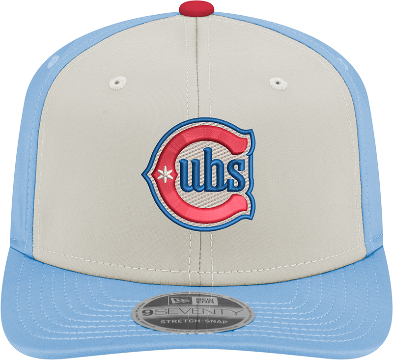 Chicago Cubs New Era Alternate 2 Chrome Sky Blue 9SEVENTY Hat Official Team Hat Sports Fan Cap Official NFL Team Hat Football Fan Cap