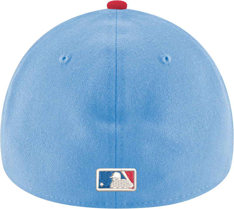 Chicago Cubs 2nd Alternate Sky Blue Royal New Era 39THIRTY Flex Hat Official Team Hat Sports Fan Cap Official NFL Team Hat Football Fan Cap
