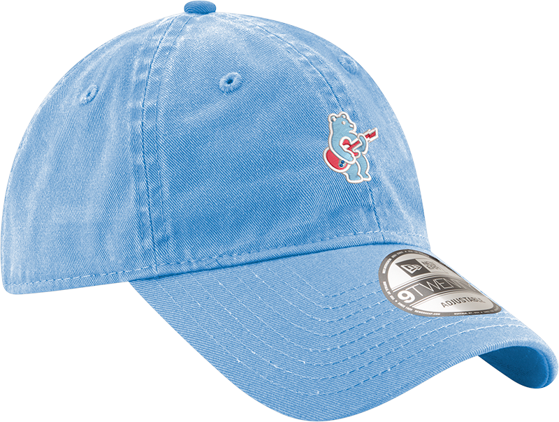 Chicago Cubs New Era Sky Blue Alternate Guitar Bear 9TWENTY Adjustable Hat Official Team Hat Sports Fan Cap Official NFL Team Hat Football Fan Cap
