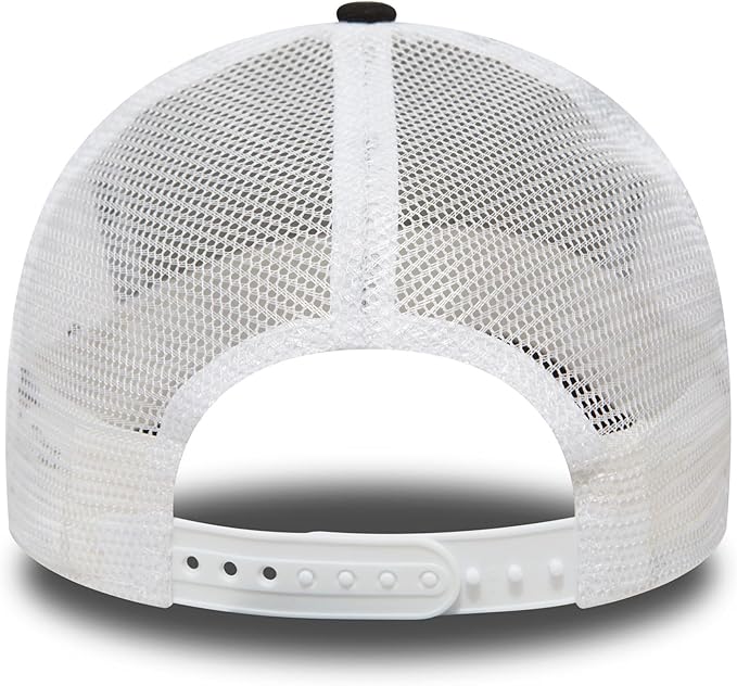 New York Yankees MLB A-Frame Trucker New Era White Black Official Team Hat Sports Fan Cap Official NFL Team Hat Football Fan Cap