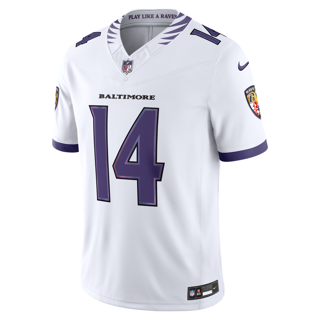 Kyle Hamilton Baltimore Ravens Nike Vapor F.U.S.E. Stitched Limited Jersey - Purple