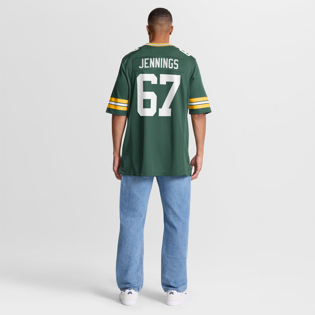 Donovan Jennings Green Bay Packers Nike Team Game Jersey -  Green