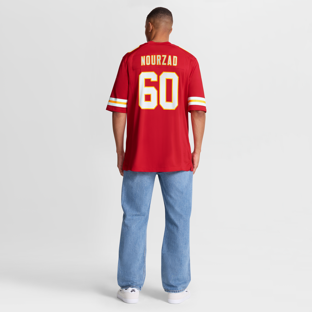 Hunter Nourzad Kansas City Chiefs Nike  Game Jersey -  Red