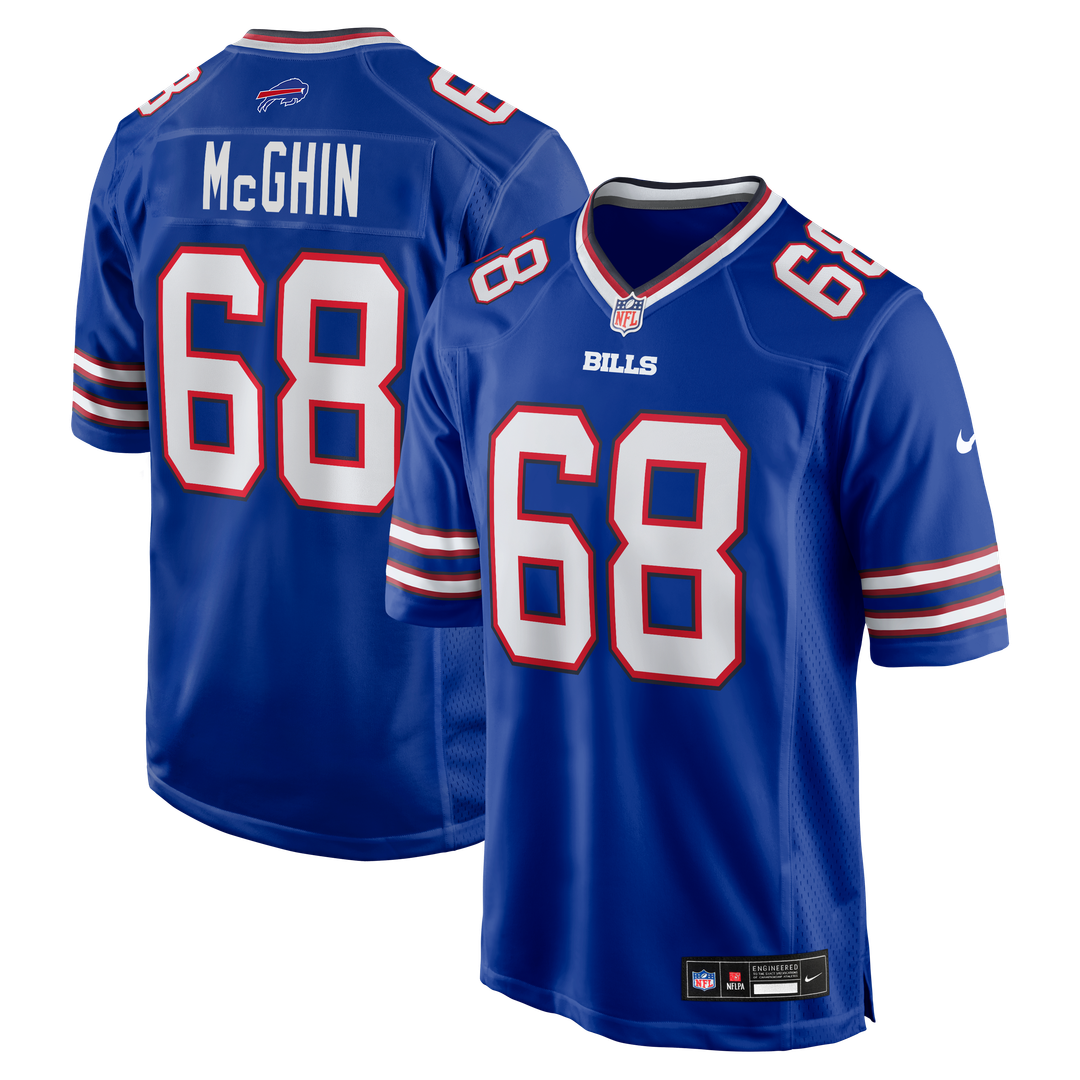 Garrett McGhin Buffalo Bills Nike Team Game Jersey - Royal