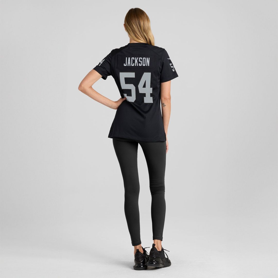 Brennan Jackson Las Vegas Raiders Nike Women's Team Game Jersey -  Black