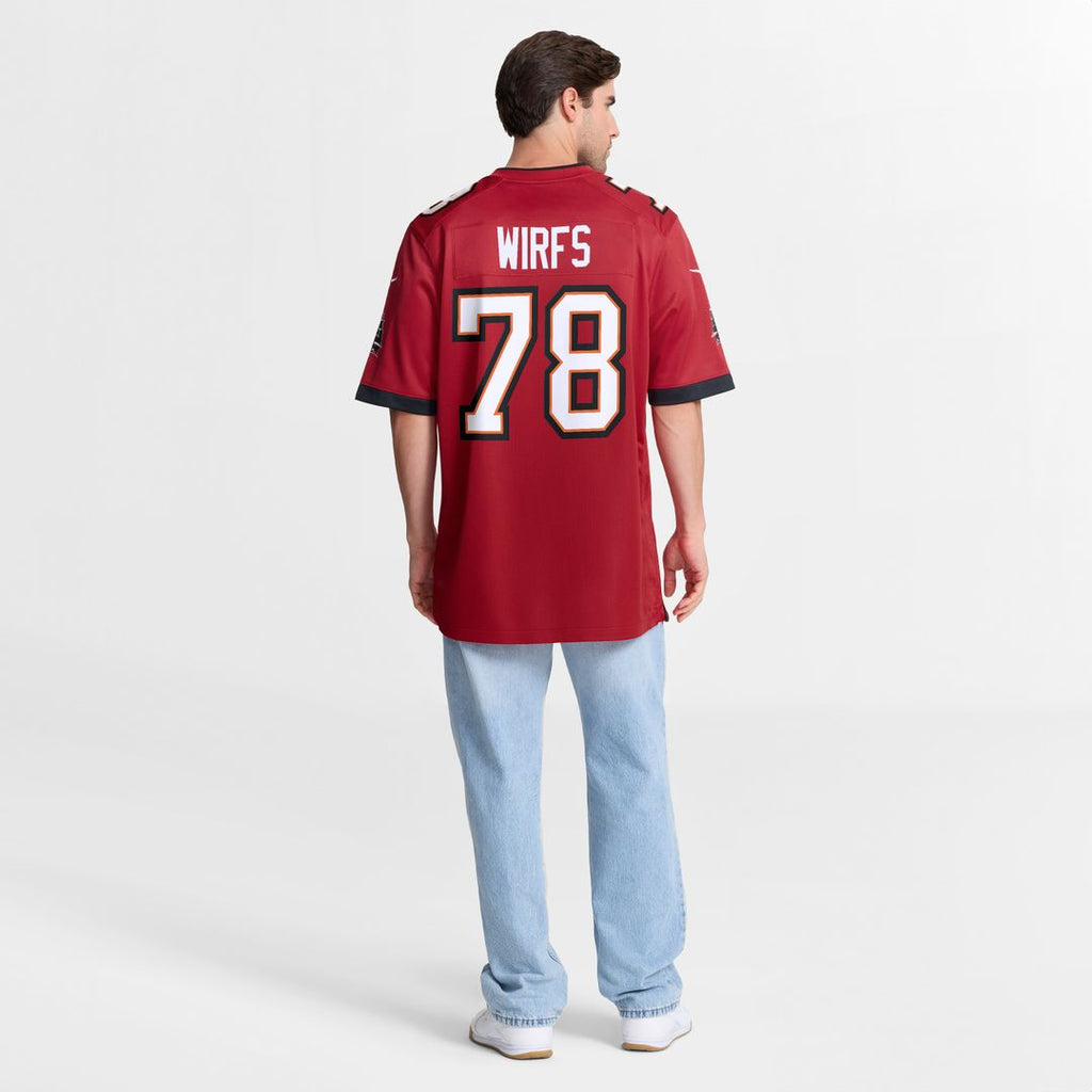 Tristan Wirfs Tampa Bay Buccaneers Nike  Game Jersey -  Red