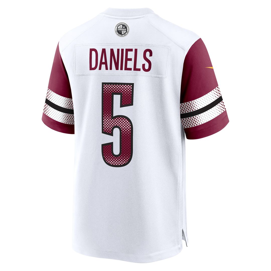 Jayden Daniels Washington Commanders Nike Alternate Game Player Jersey - Black