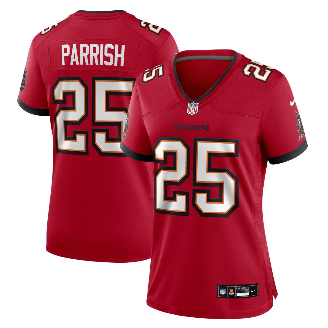 Jacob Parrish Tampa Bay Buccaneers Nike Women's Team Game Jersey -  Red