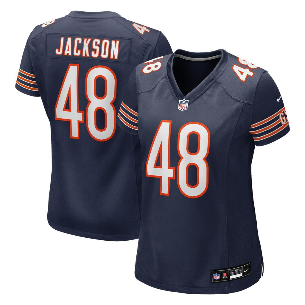 D'Marco Jackson Chicago Bears Nike Women's Team Game Jersey -  Navy