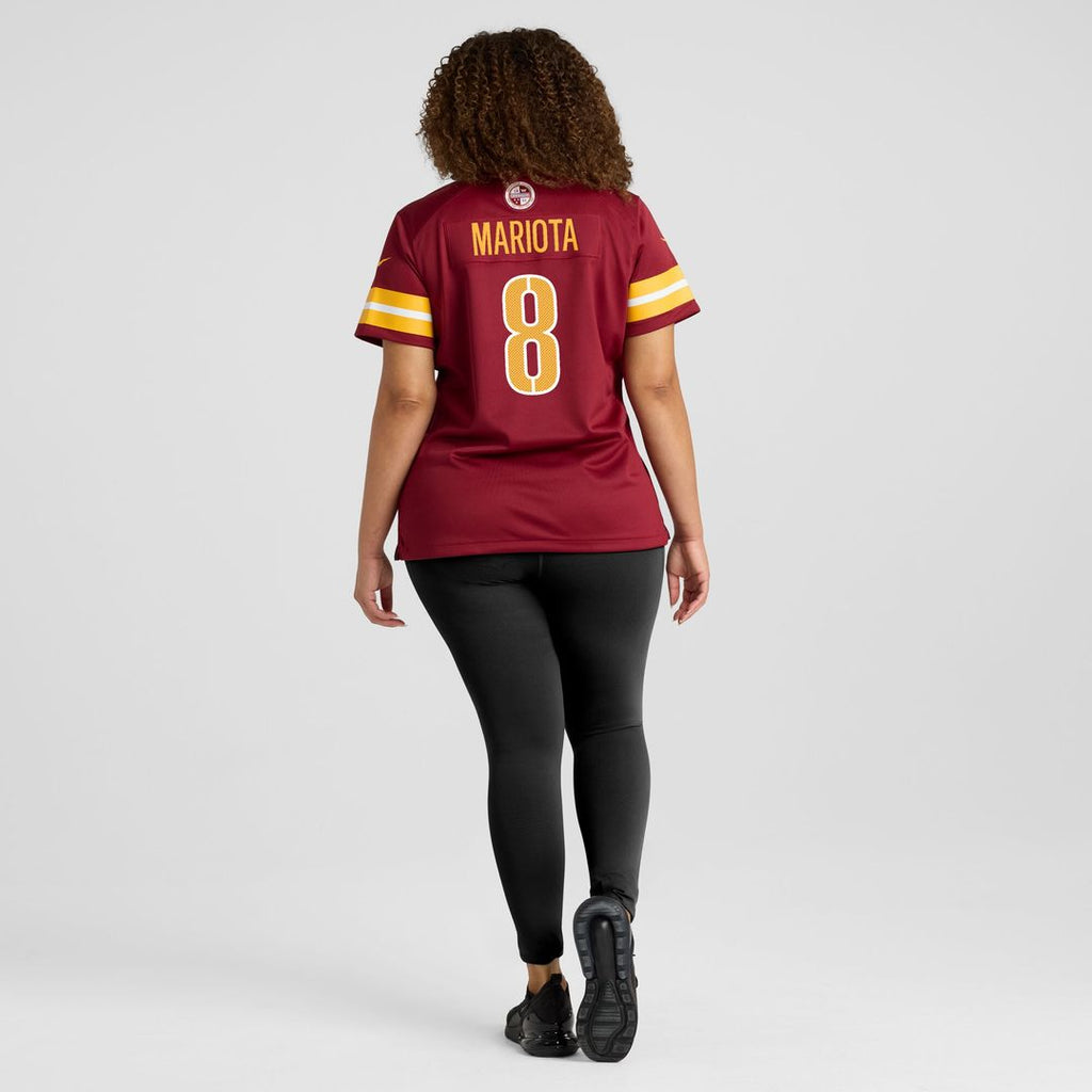 Marcus Mariota Washington Commanders Nike Women's Team Game Jersey -  Burgundy