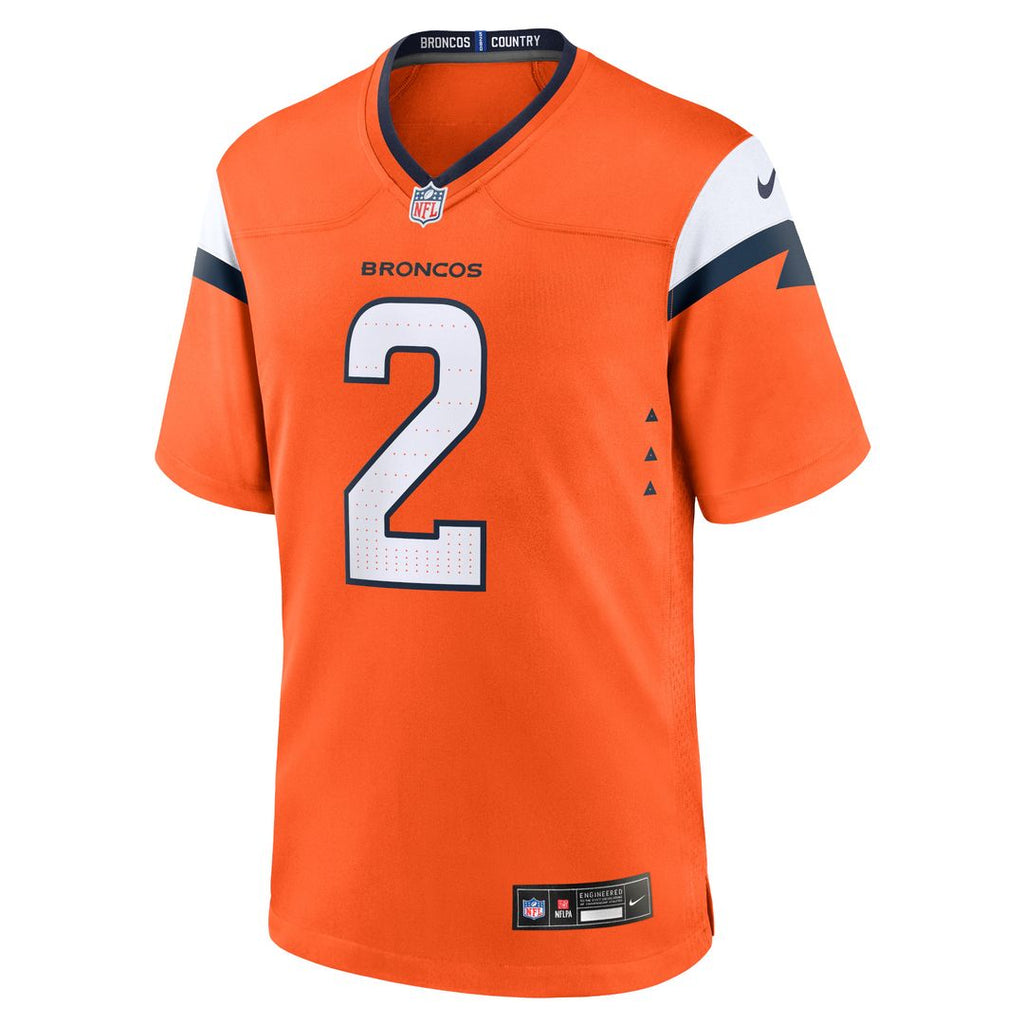 Patrick Surtain II Denver Broncos Nike Team Game Jersey - Orange